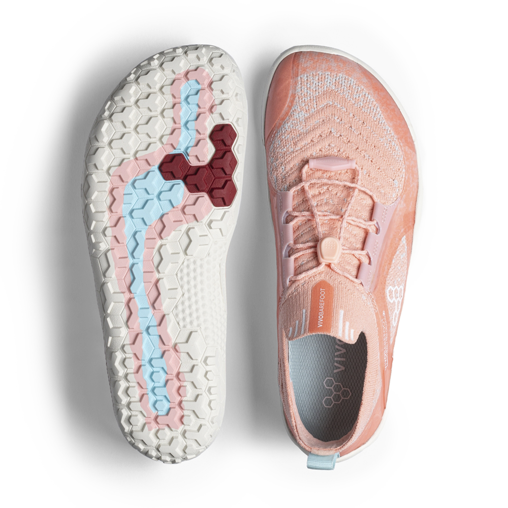 Vivobarefoot Primus Trail Knit FG Womens Peach Melba