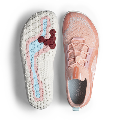 Vivobarefoot Primus Trail Knit FG Womens Peach Melba