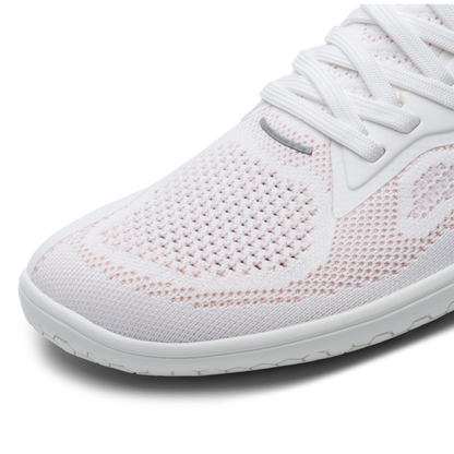 Vivobarefoot Primus Lite Knit Womens White/ Peach Melba