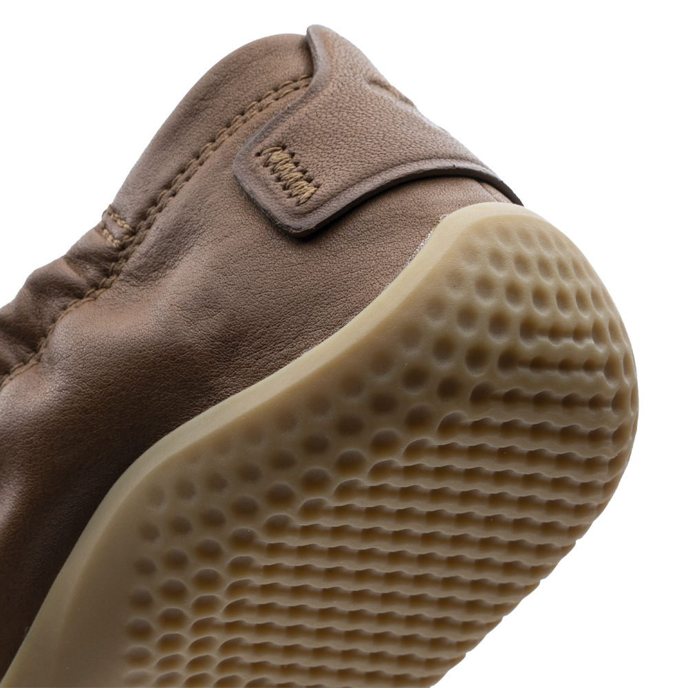 Vivobarefoot Primus Asana Yin Ballerina Leather Womens Tan