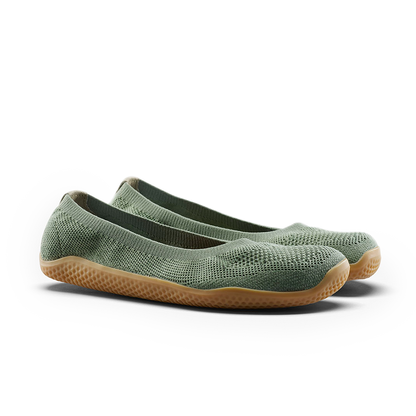 [PRE-ORDER]Vivobarefoot Asana Yin Ballerina Knit Womens Dusty Green  (ETA. LATE MARCH)