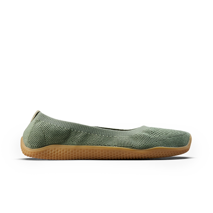 [PRE-ORDER]Vivobarefoot Asana Yin Ballerina Knit Womens Dusty Green  (ETA. LATE MARCH)