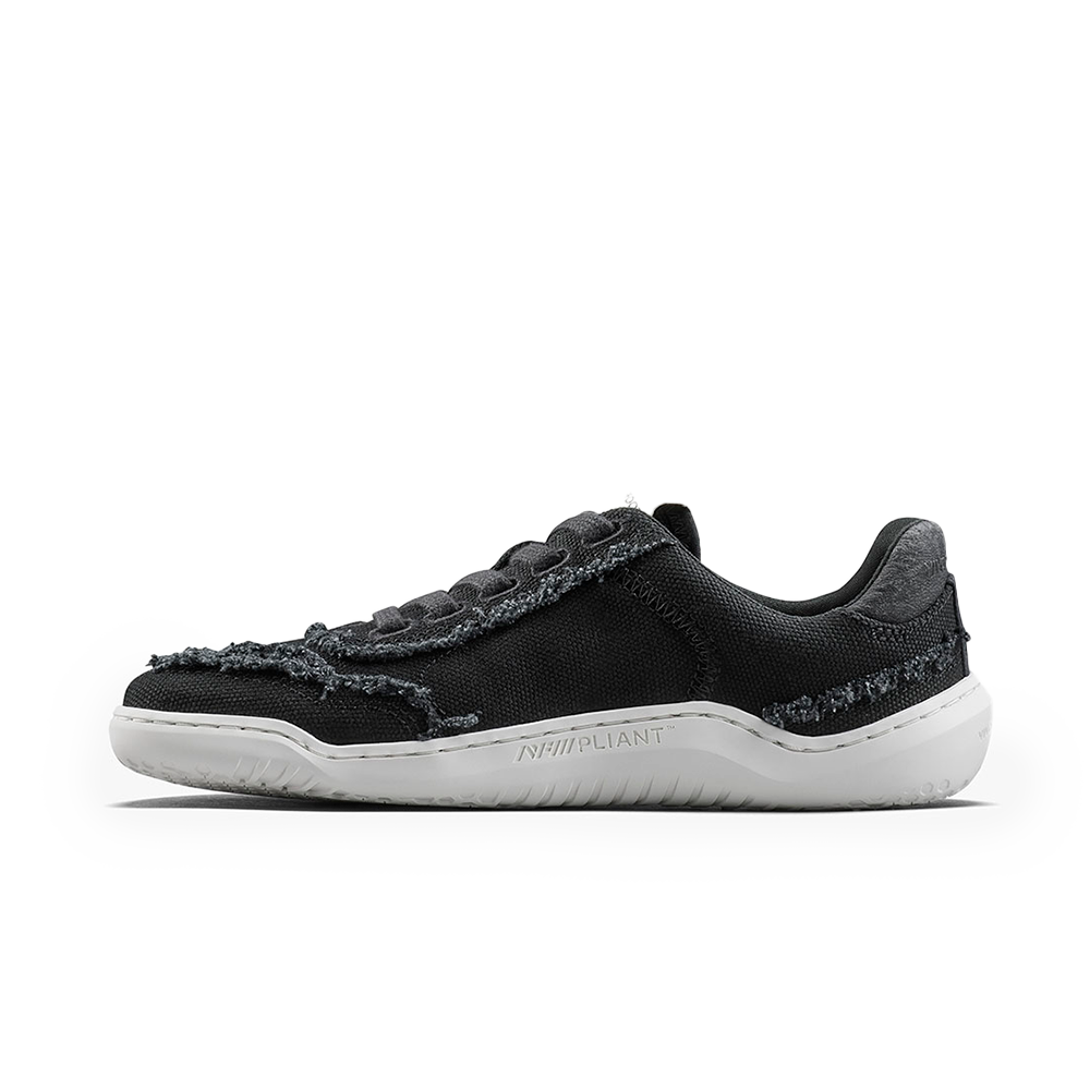 [PRE-ORDER] Vivobarefoot Gobi Sneaker Canvas Womens Obsidian (ETA. LATE MARCH)