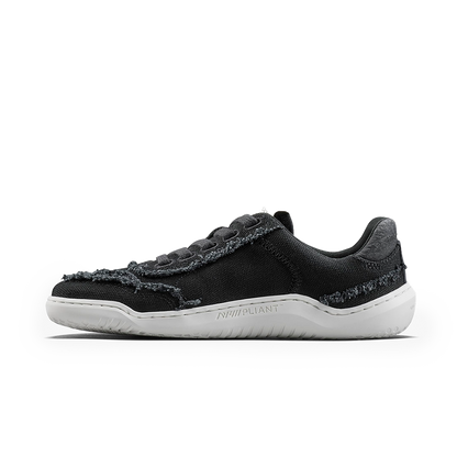 [PRE-ORDER] Vivobarefoot Gobi Sneaker Canvas Womens Obsidian (ETA. LATE MARCH)