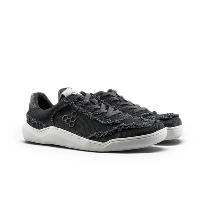 [PRE-ORDER] Vivobarefoot Gobi Sneaker Canvas Womens Obsidian (ETA. LATE MARCH)