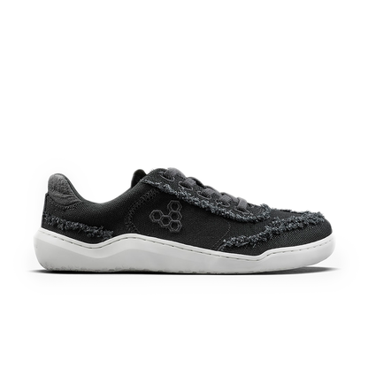 [PRE-ORDER] Vivobarefoot Gobi Sneaker Canvas Womens Obsidian (ETA. LATE MARCH)