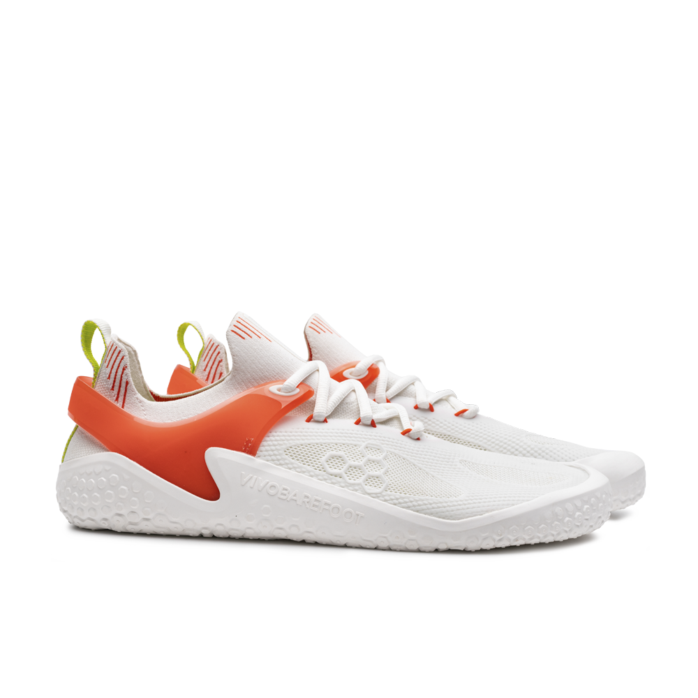 Vivobarefoot Motus Strength Mens White/ Scarlett Ibis