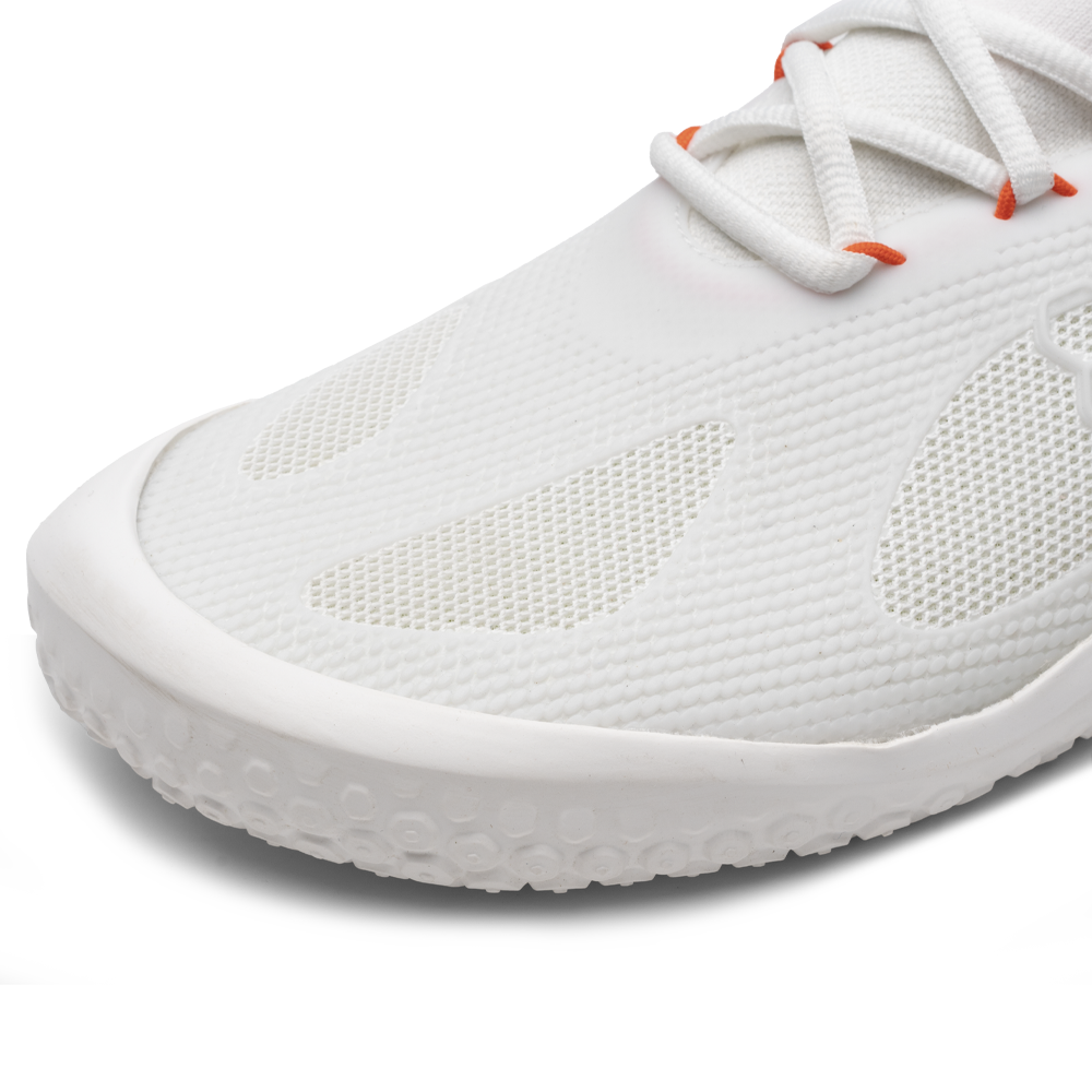 Vivobarefoot Motus Strength Mens White/ Scarlett Ibis