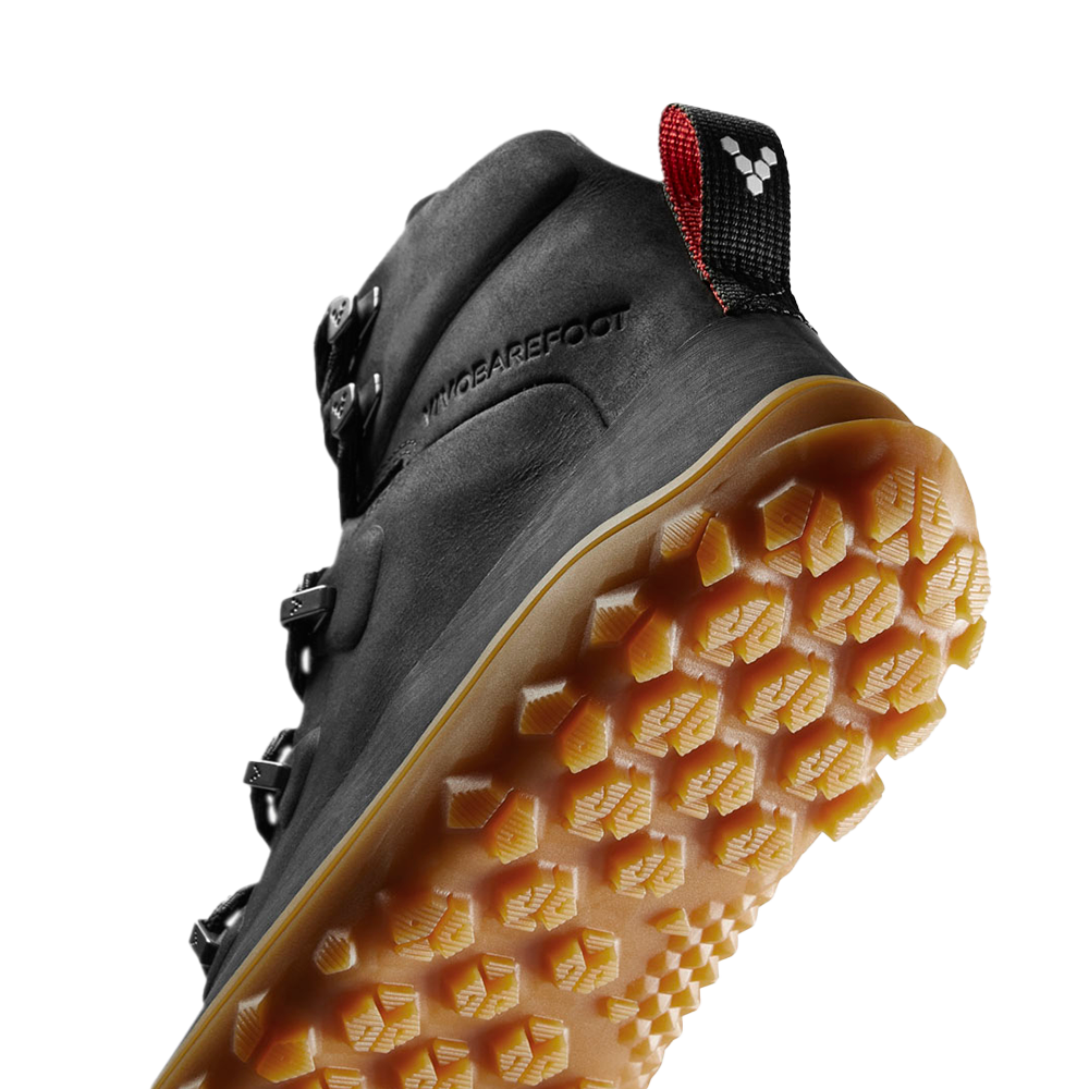 Vivobarefoot Tracker Leather AT Mens Obsidian