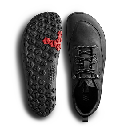 [PRE-ORDER] Vivobarefoot Tracker Leather Low Mens Obsidian (ETA. LATE MARCH)