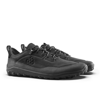 [PRE-ORDER] Vivobarefoot Tracker Leather Low Mens Obsidian (ETA. LATE MARCH)