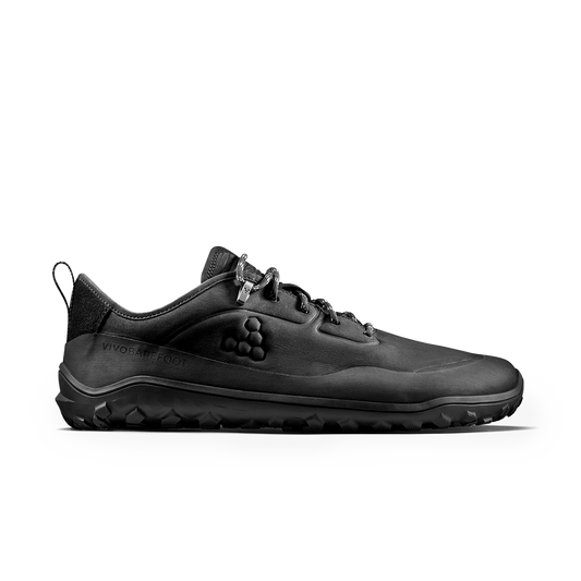 [PRE-ORDER] Vivobarefoot Tracker Leather Low Mens Obsidian (ETA. LATE MARCH)