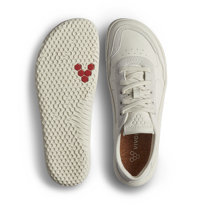 Vivobarefoot Gobi Sneaker Leather Mens Limestone