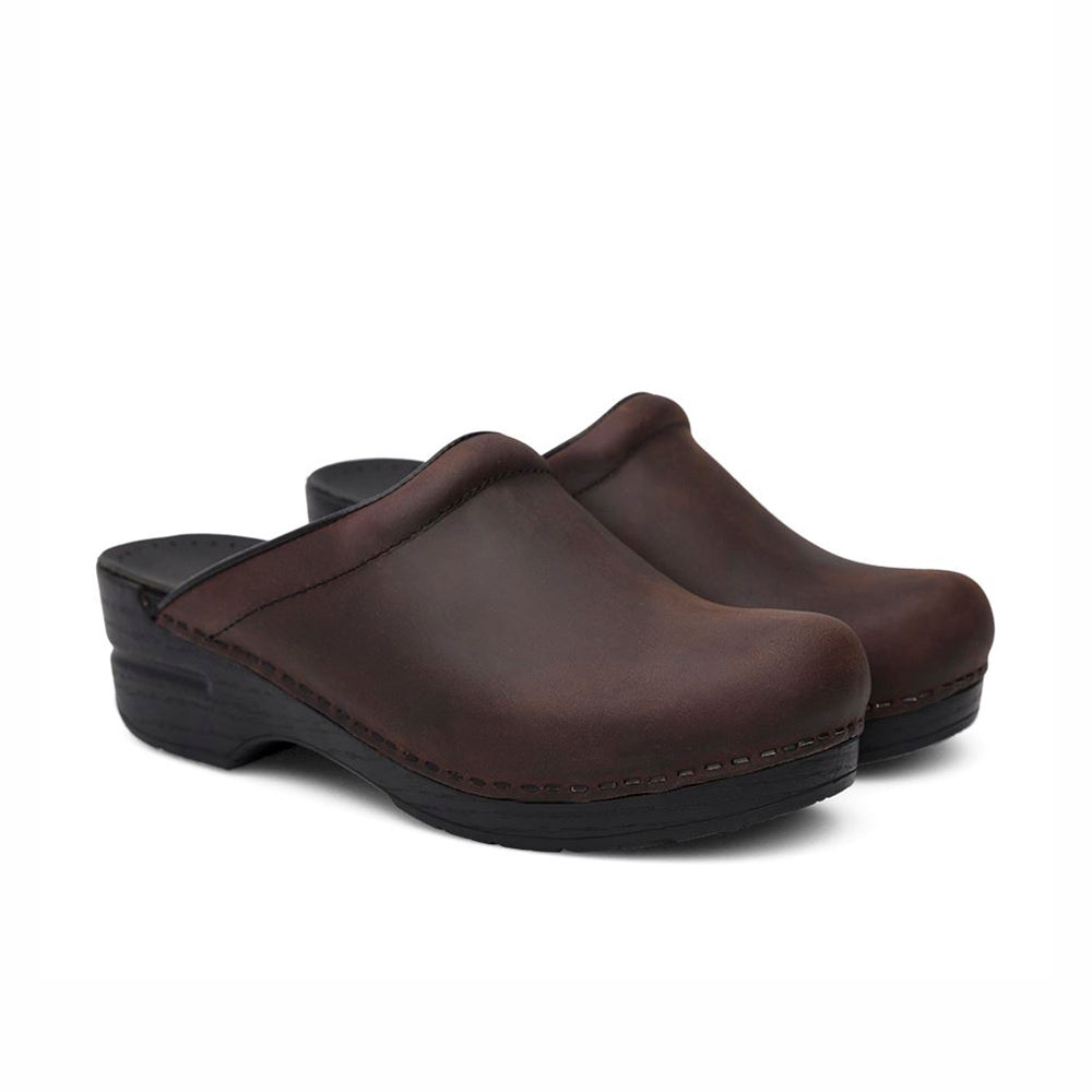 Dansko Sonja Antique Brown/Blk