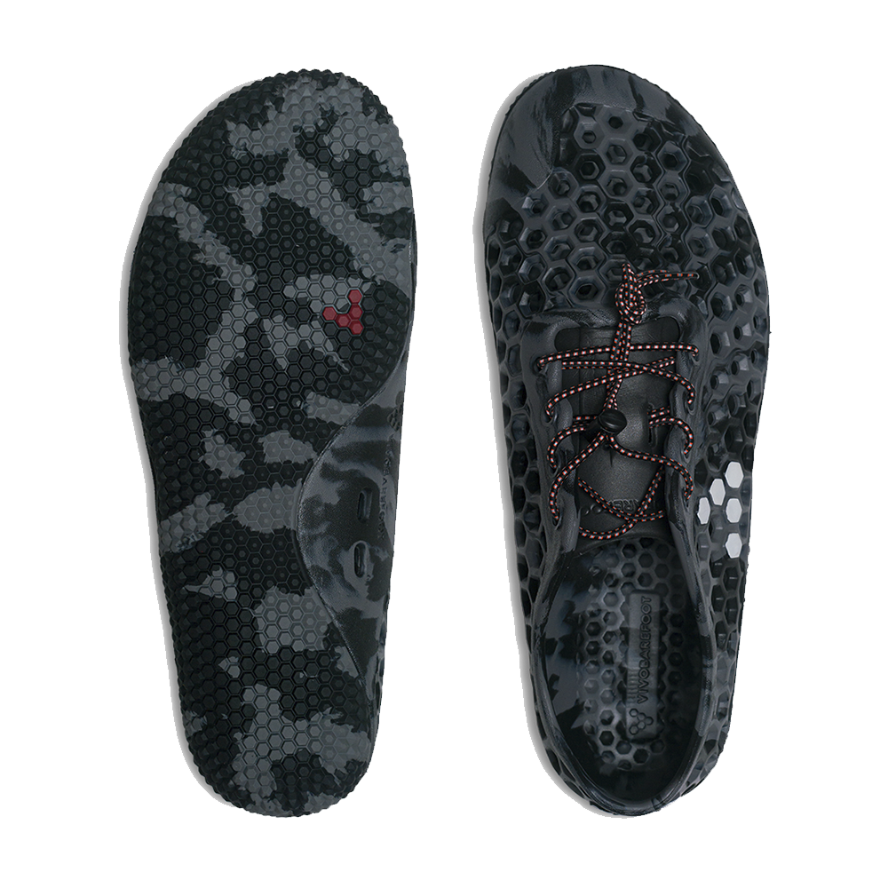 Vivobarefoot Ultra III Mens Obsidian Grey